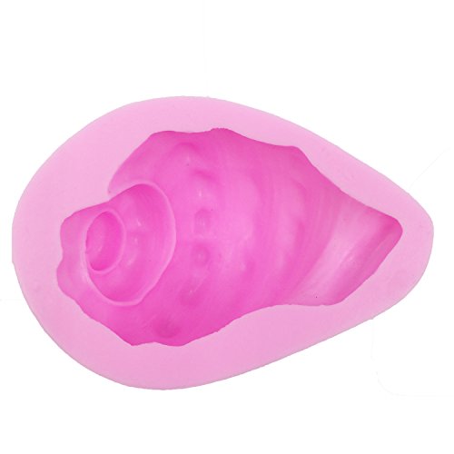 Funshowcase 3D Large Sea Snail Silicone Mold for Sugarcraft, Cake Decoration, Cupcake Topper, Chocolate, Soap Making, Resin Epoxy, Polymer Clay, Crafting Projects