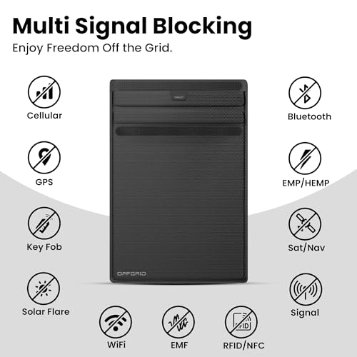 Bolsa Faraday OffGrid de alta calidad para protección avanzada de tabletas 6