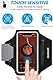 Sportarmband Mit Kopfhörer Tasche Handytasche Joggen Armtasche Running Armband Kompatibel mit iPhone 14/13/12 Pro Max Huawei P50 Mate 50 Samsung Galaxy S22/S21/S20 für Running Bis zu 6,8