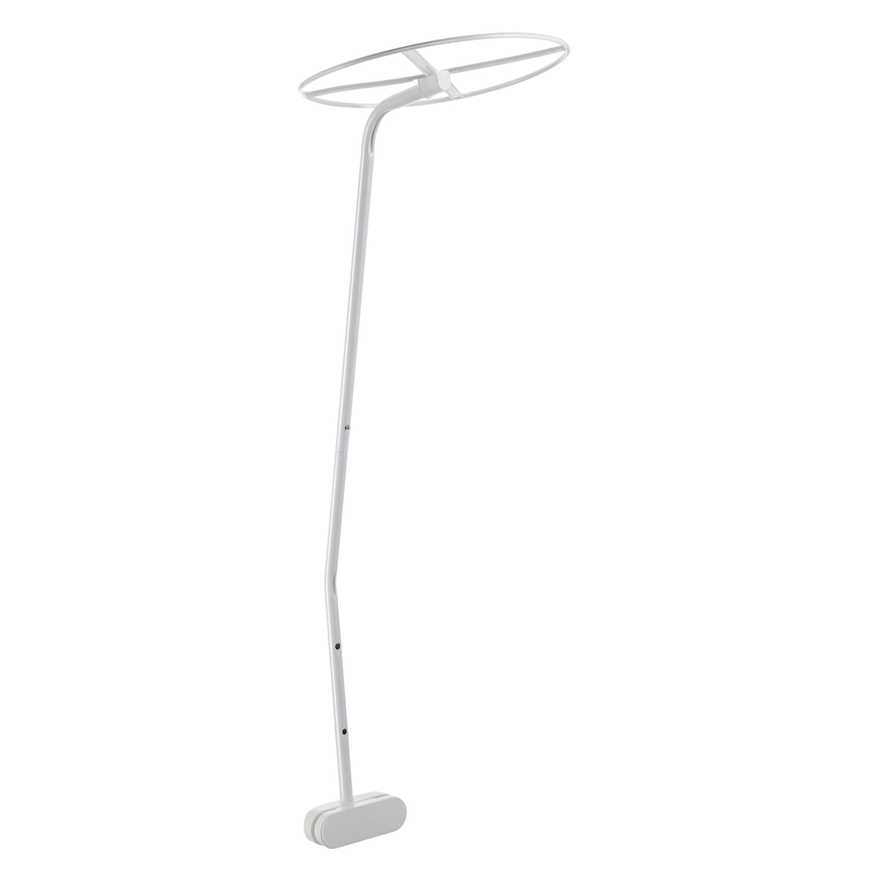 Support moustiquaire lit bébé en métal blanc pour créer un cocon déco dans le berceau