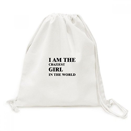 Sac à cordon Je suis la Fille Voyage Craziest de DIYthinker pour femme