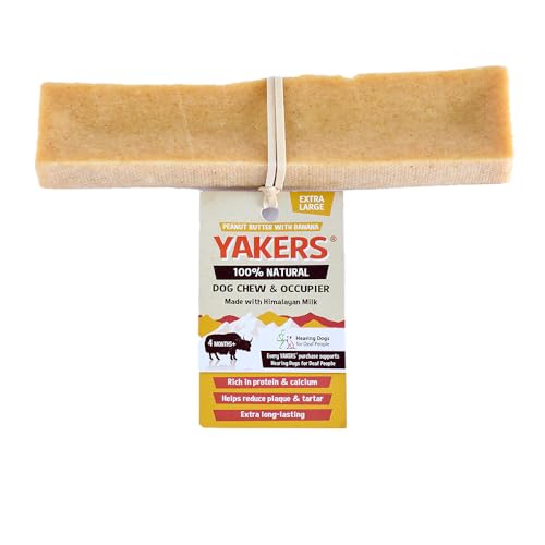 YAKERS Peanut Butter Dog Chew Extra Large