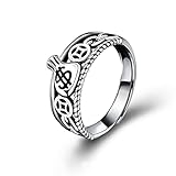 ⭐Schmuckdetails: Offener Ring aus Sterlingsilber, angenehm zu tragen, langlebig.