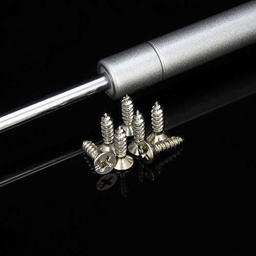 Qrity 2 PCS Flap Stay Damper Gas Spring, 150N/33lb, Only Open Down The Door, Gas Springs Hinge Slow Down Drop Leaf, Kitchen Cabinet Cupboard Door Hinges - Image 6