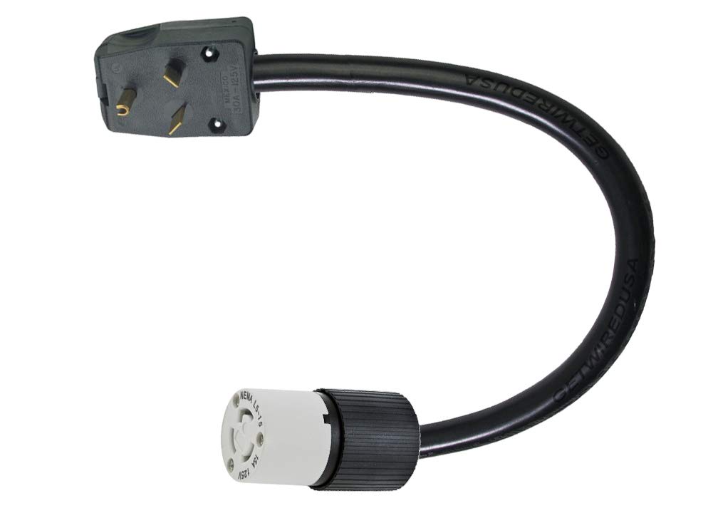 TT-30P RV Camper Travel Trailer Motor Home 3-Pin Male Plug, L6-15R