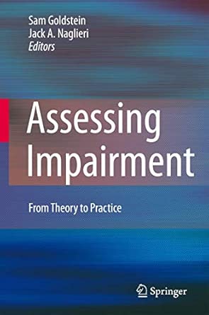 Assessing Impairment 2009th Edition book cover