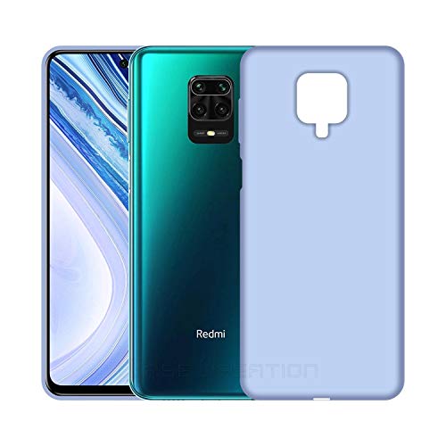 Image of Case Creation Luxurious OG Series for Xiaomi Redmi Note 9 Case Cover,Anti-Dirty Slim Case Frosted Matte Cute Candy TPU Raised Bezel (Splash of Color) Back Cover for Redmi Note 9 -Light Purple