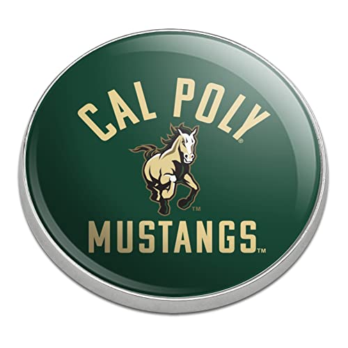 Cal Poly Mustangs Logo Golfing Premium Metal Golf Ball Marker