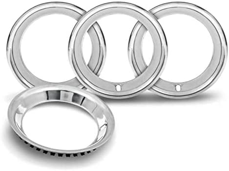 WAQQ Fits 15" Wheel Trim Ring Set