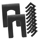 AKOOSY 40 Stück Teiliges Metall U-förmige Bremsleitungsklammern Vielseitige Halteclips für Bremsleitungen Schnelles Befestigen von Handbremse Bremskabeln bei Auto LKW Motorrad