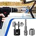 Otoolling 3 Pcs Scissor Jack Adapters Tool Heavy-Duty Universal Jack Socket Adapter for Hand Drill Scissor Car Jacks with a 1/2 in Socket Adapter Bit for 1/2 in Impact Wrench or 13/16 in Lug Wrench