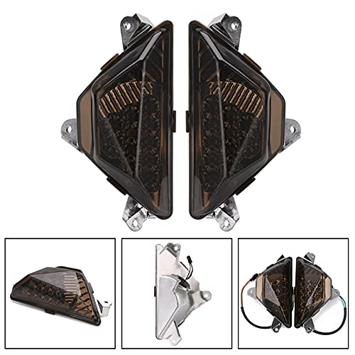 Topteng Motorcycle Front Led Turn Signal Light Lamp Fits For Kawasaki Ninja250 Ninja300 2013-2016, Ninja 400 2018-2021, Ninja 650 2018-2022, Ninja 1000 2017-2021, Zx-6R 2013-2021 #TOP5