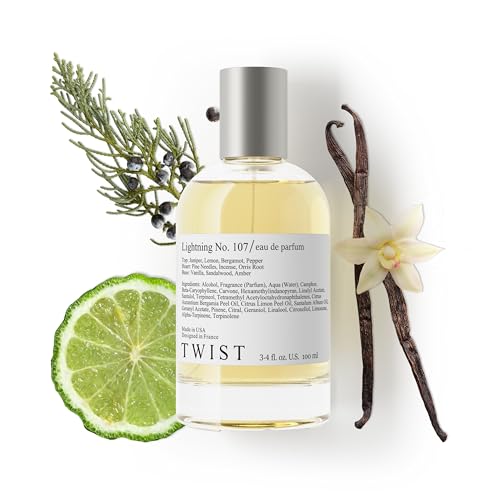 Twist Lightning No. 107 - Inspired by Byr. Gypsy Water Long-Lasting Perfume for Women and Men Bergamot & Juniper Berry Fragrance Paraben-Free Vegan Clean Unisex Spray 100 ml | 3.4 fl. oz