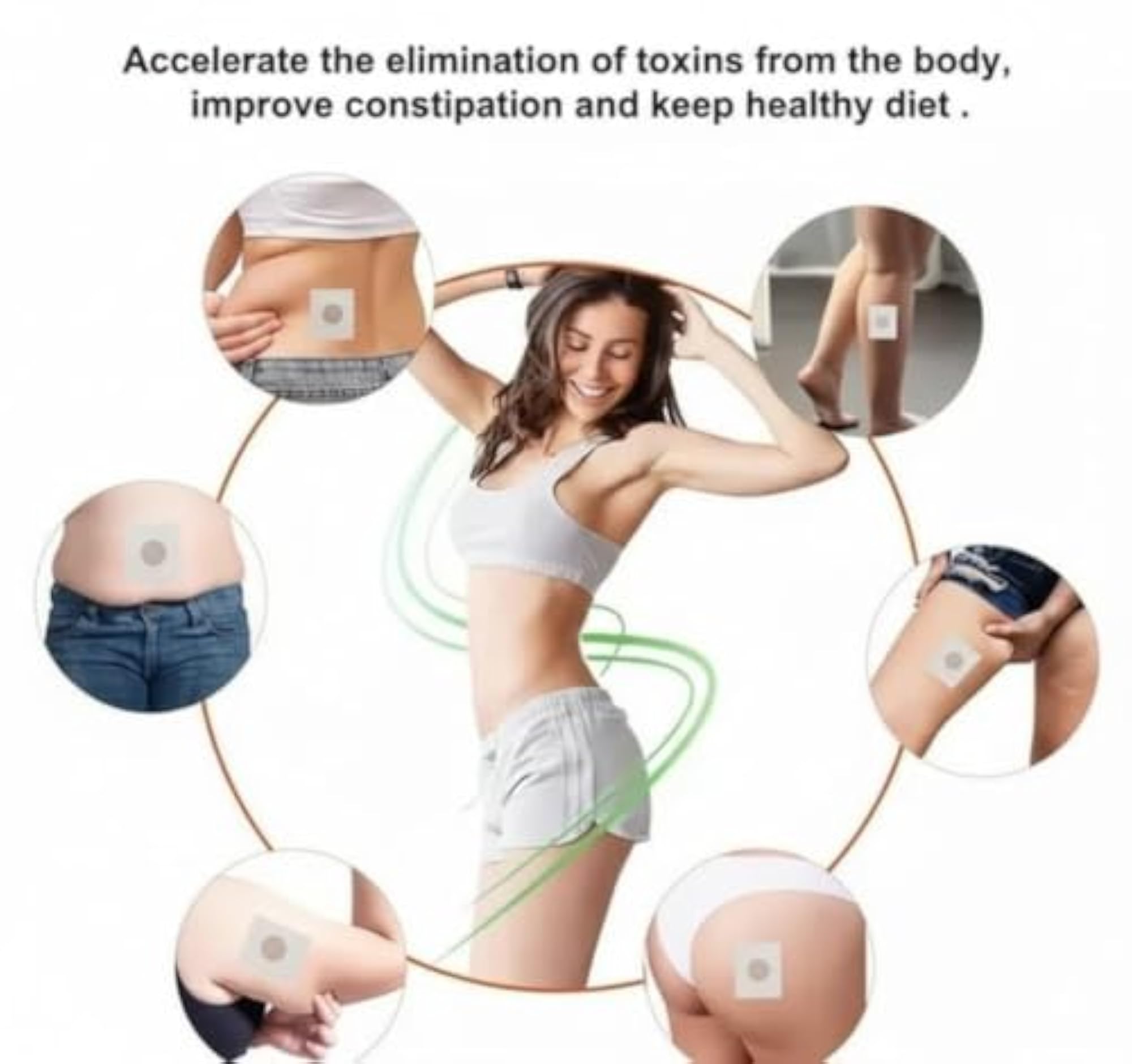 Navel Adhesive Patch, 10 Pieces for Personal Wellness