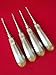 New Set of 4 PCS Straight Dental Surgery EXTRACTING Extraction LUXATING Elevator German Stainless Steel