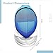 Machify Fencing Mask for Epee with 350N Carbon Steel Protection, Breathable Blue Mesh for Adults and Kids, Extended Neck and Chin Safety Guard