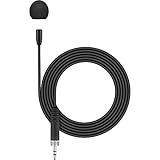 sennheiser mke 2  Sennheiser MKE Essential Omni-BLK Lavaliermikrofon (Sehr kleines, professionelles Lavaliermikrofon mit Kugelcharakteristik zur Übertragung von Gesang und Sprache) Schwarz