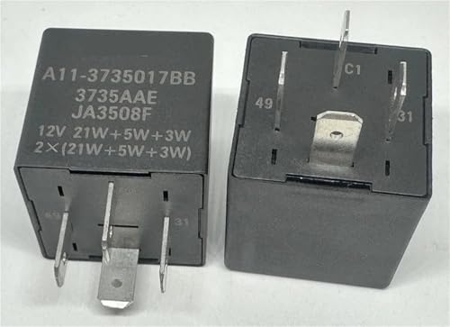 Clignotant 12V résoud le problème de clignotement rapide à 4 broches 21W