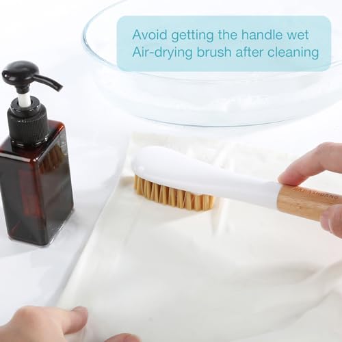 Miniatura 4 de Cepillo Para Manchas De Lavandería, Limpieza Natural Y Cepillo De Lavandería Para Telas Delicadas Sin Daños, Zapatos Y Ropa