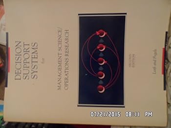 Paperback Decision Support Systems for Management Science/Operations Research/Includes MS-DOS 5.25" Disk Book