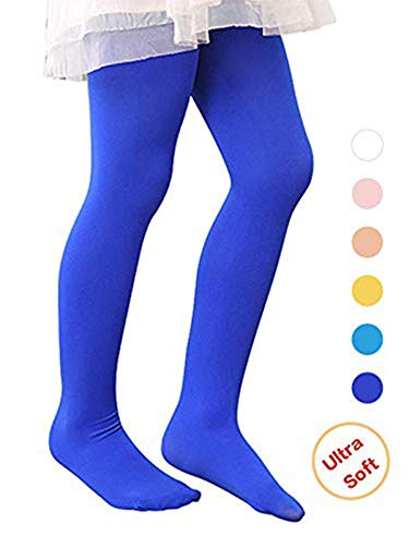 Century Star Halloween Tights Blue Tights Girls Tights Cosplay Tights Toddler Tights Uniform Tights For Girls 1 Pack Royal Blue 3-6 #TOP3