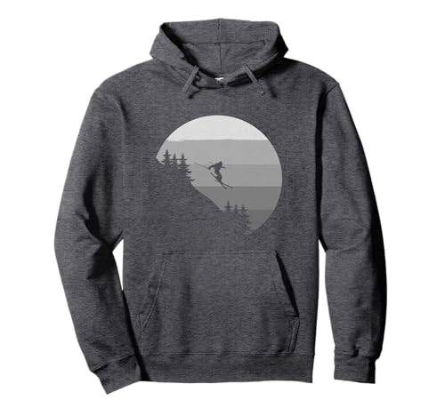 Ski Apparel - Skiing Skier Ski Pullover Hoodie