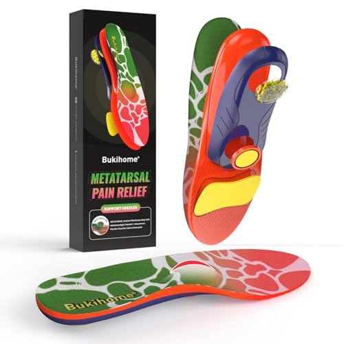 Plantari Ortottici Metatarsali con Cuscino Antepiede, Ammortizzatore Tallone e Barra Metatarsale | Supporto Metatarsalgia e Fascite Plantare | Taglia S Donna 37-38​