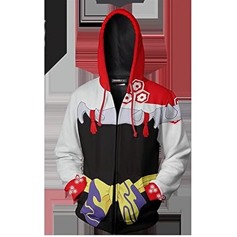 ZYOONG Litads For Anime Inuyasha Cosplay Costume Lzayoi Anime Hoodie Sweatshirt Polyester Jacket Coats for Spring Autumn (Color : B, Size : S) Cover