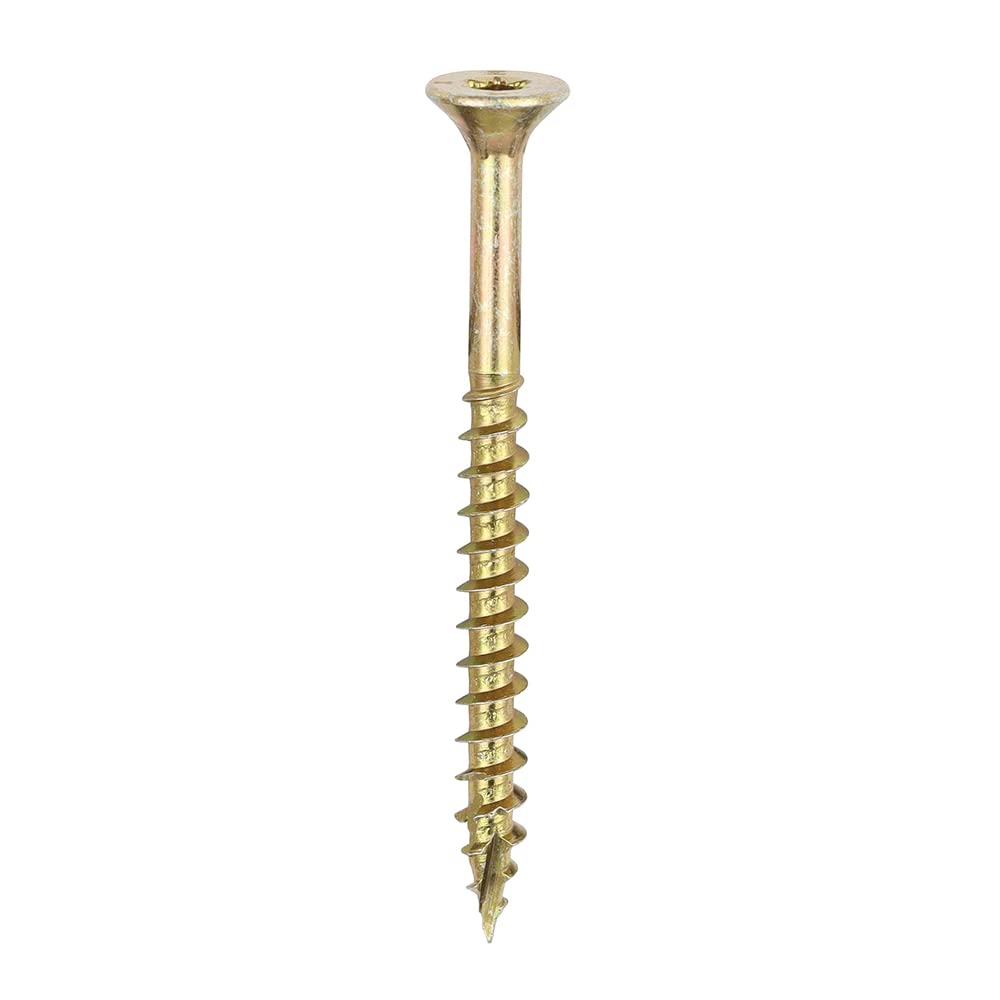Timco Yellow Strong-Fix C2 Countsunk Pozi Wood Screws Handy Tub