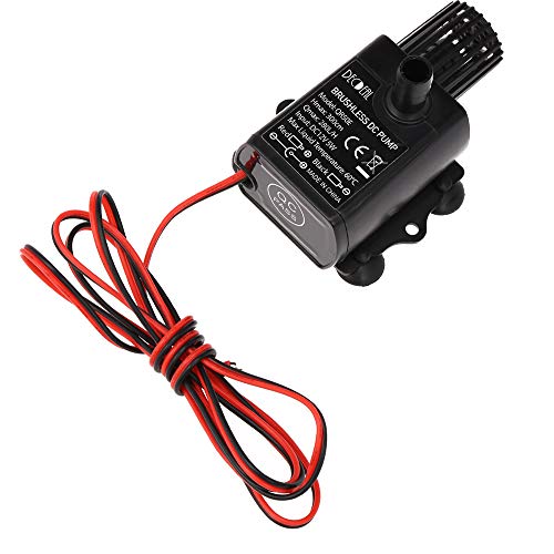 Decdeal DC12V 5W Ultra-silencioso Mini Bomba de Água Sem Escova Fonte Submersível À Prova D 'Água A