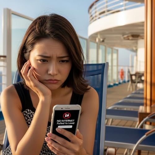 クルーズ旅行の高額WiFiはもう買わない！GigSkyというeSIMでお得に