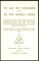 To All My Children As The World Turns 1569350035 Book Cover