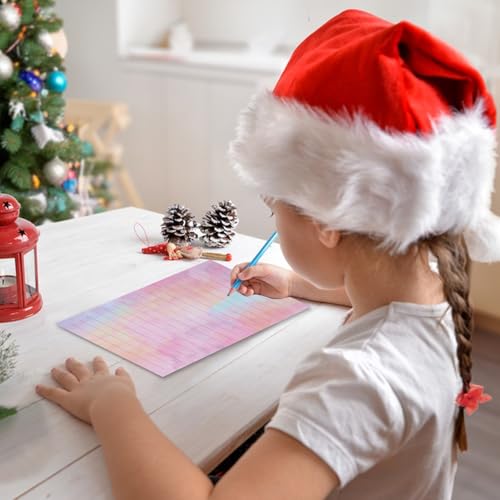 160 Aquarell Briefpapier mit Umschlag Set, Briefbogen mit Briefumschläge: 50 Buntes Schreibpapier Liniert & 50 Briefumschläge & 60 Stickers, für Stationery Set Mädchen Hochzeitseinladungen