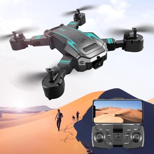 Image of Heattack Olly'S-Drone-With-4K-Camera-Wifi-FPV-1080P-HD-Dual-Foldable-RC-Drone-Altitude-Hold-Headless-Mode-Visual-Positioning-Auto-Return-App-Control-Multicolor-4 (DN5)