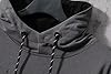 GURUNVANI Contrast Color Pullover Hoodie Mens Patc... #5