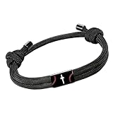 Uqezagpa Colgante de cruz con dije de acero inoxidable para cuerda de baloncesto, fútbol, béisbol, fútbol, One Size, como se describe