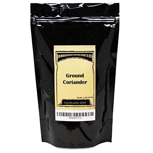 Ground Coriander 1LB, Bulk Culinary Ground Coriander by American Heritage Industries