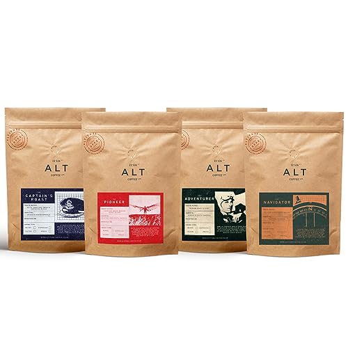 Altitude Coffee London - Award Winning Blends Collection, Medium/Dark Roasts, Whole Beans (4 x 250g)