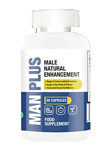 Man Plus Male Natural Enhancement - 60 Capsules - Natural Ingredients - Male Energy & Stamina Endurance Booster