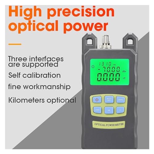 OTDR medidor de potencia óptica de alta precisión para corregir pérdidas en cables de fibra SC/FC 4