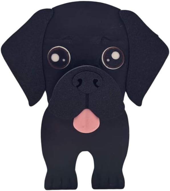 3D Printed Labrador Glasses Holder – Cute Eyeglass Stand, Fun Desk Organizer, Unique Handmade Gift for Labrador Owners and Dog Lovers