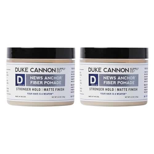 Duke Cannon News Anchor Fiber Pomade 2-Pack – 4.6 oz