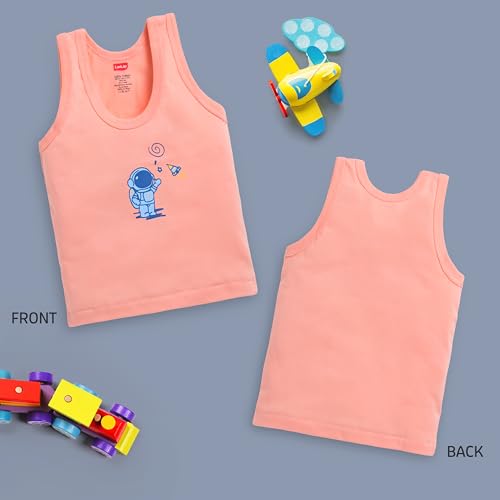 Image of LuvLap Baby Boys Regular Fit 100% Cotton Vest