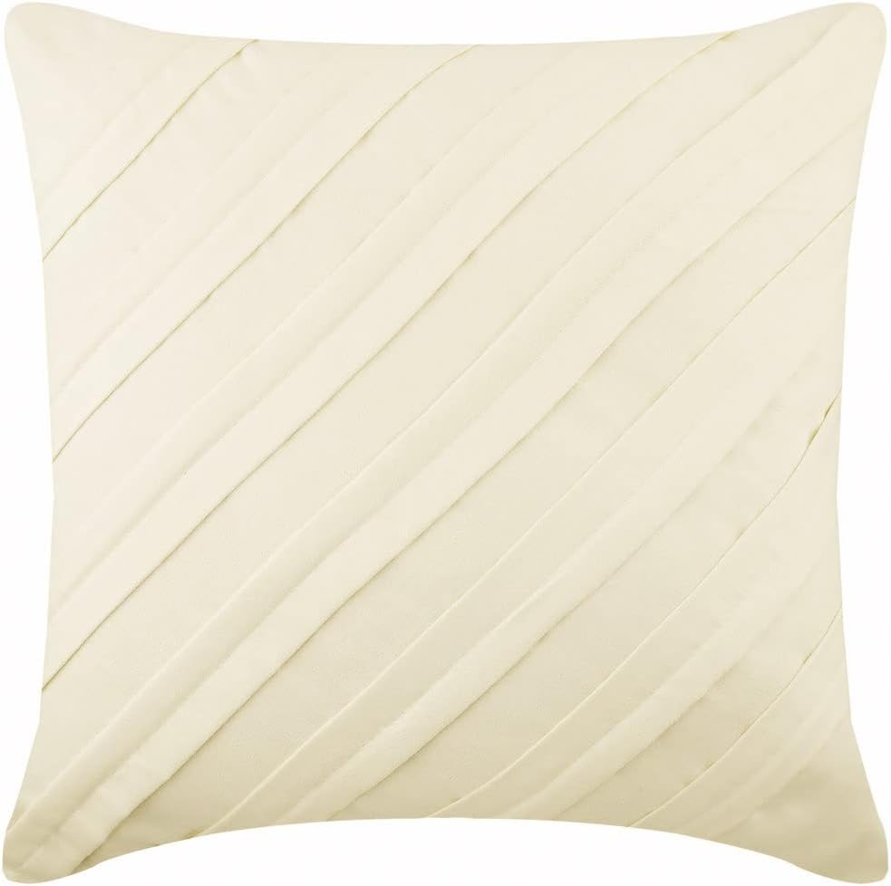 The HomeCentric Euro Sham Pillow, Cream European Pillow