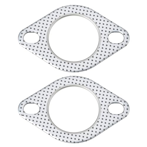 Briny River 2pcs Car Exhaust Gasket 55194844 44011AE010 Compatible with Subaru Compatible with Fiat