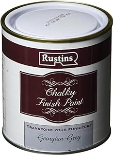 RUSTINS Chalky Finish Paint Georgian Grey 500ml