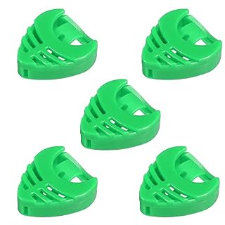sourcing map Guitare Médiator Support Plastique Forme Cœur Vert pour Guitare, Basse, Ukulélé avec Adhésif Retour et… - Les Beatles, Paul McCartney, John Lennon, RIngo Starr, George Harrison