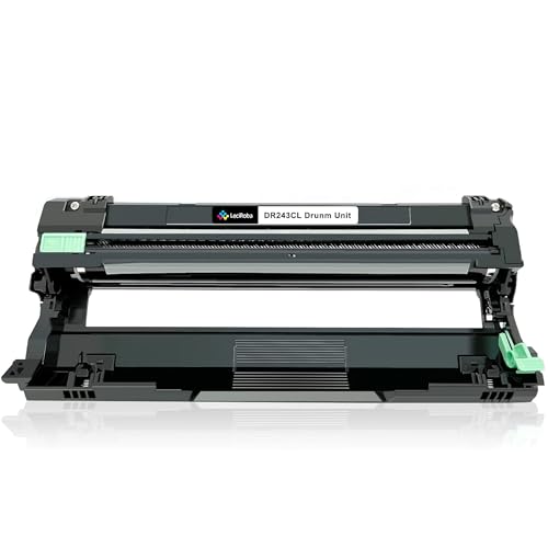 LeciRoba DR243CL 243CL, Trommeleinheit für Brother DR-243CL DR-243 DR243CL, MFC-L3710CDW L3730CDW L3750CDW L3770CDW, DCP-L3500 lllllllllllllldrucker 3510CDW L3550CDW (1-) Schwarz und silberfarb