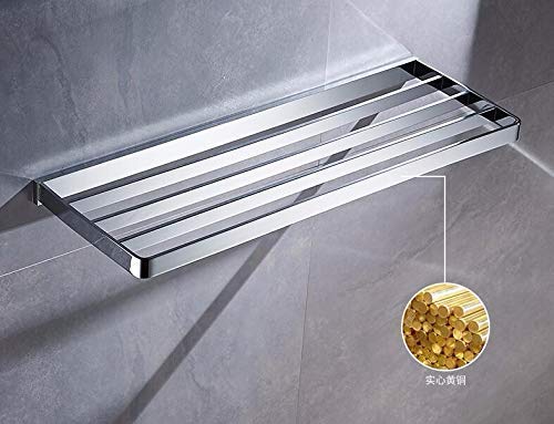 Porte-serviettes cuivre 60cm pour une salle d'eau ordonnée et chaleureuse