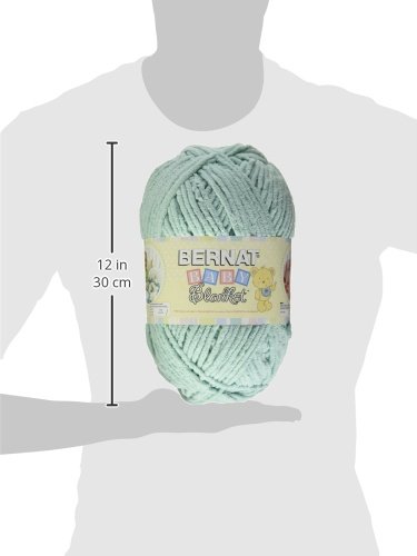 Image of Bernat Baby Blanket Yarn, 3.5 oz, Gauge 6 Super Bulky, Seafoam